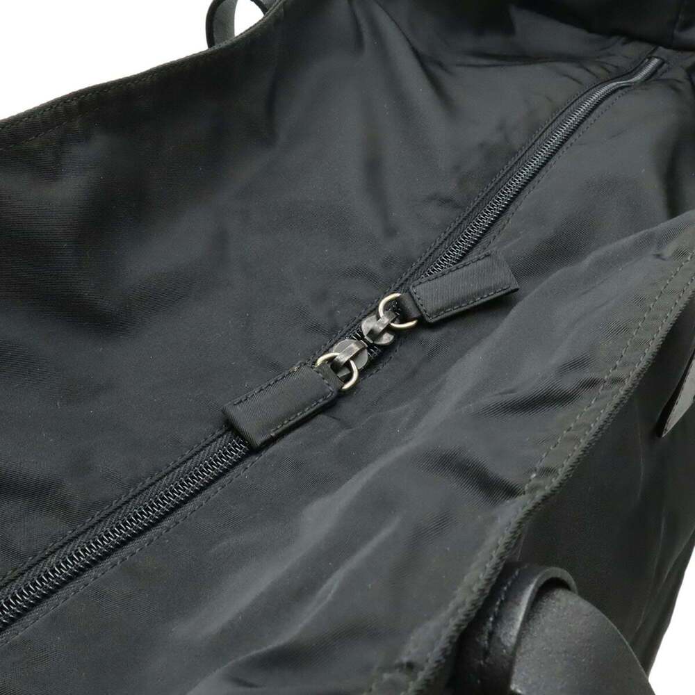 PRADA Black Leather Shoulder Bag - Picture 7 of 10